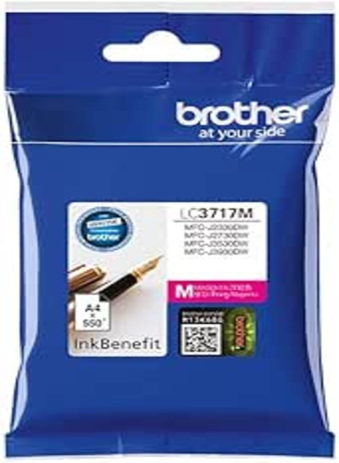 Brother LC3717M Magenta Ink Cartridge, Magenta
